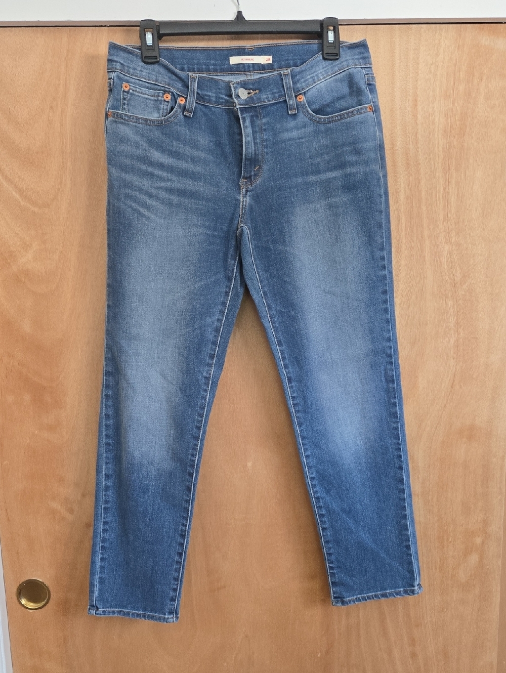 Levi's Boyfriend Jeans in Blue Denim